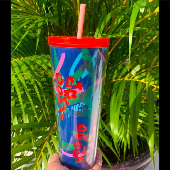 Starbucks Cheetah Animal Print Jungle Theme Fern Tumbler Cold Cup Summer 2021 - Picture 3 of 10